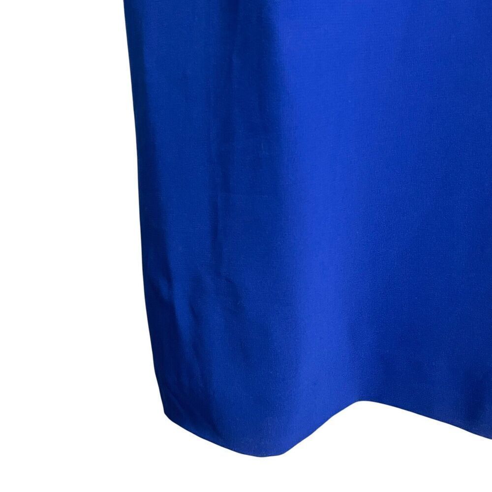 Lilli Diamond Vintage Blue Sheath Midi Rhinestone Beaded Dress Long Sleeve 10 - Picture 11 of 15
